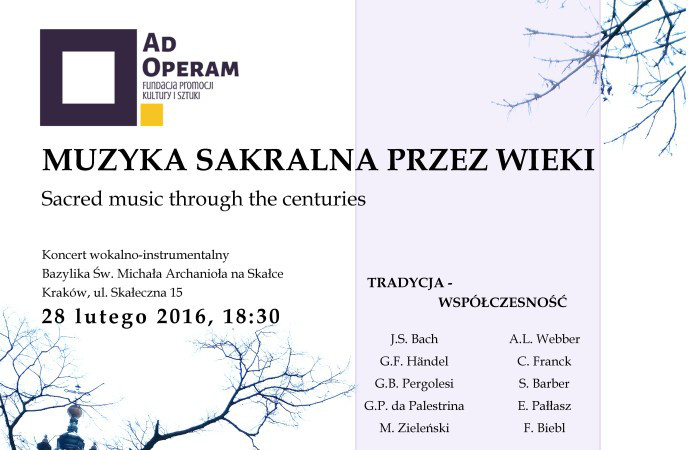 Koncert inauguracyjny Fundacji Ad Operam